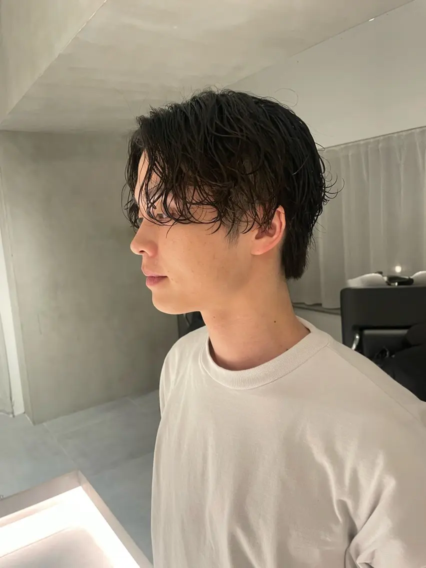 パーマ メンズ 🪞透け感&韓国ヘア 🪞honokaのヘアスタイル