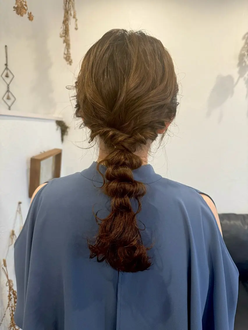 ヘアアレンジ 髪飾り m ā l o.🌷 サカモトマイコのヘアスタイル