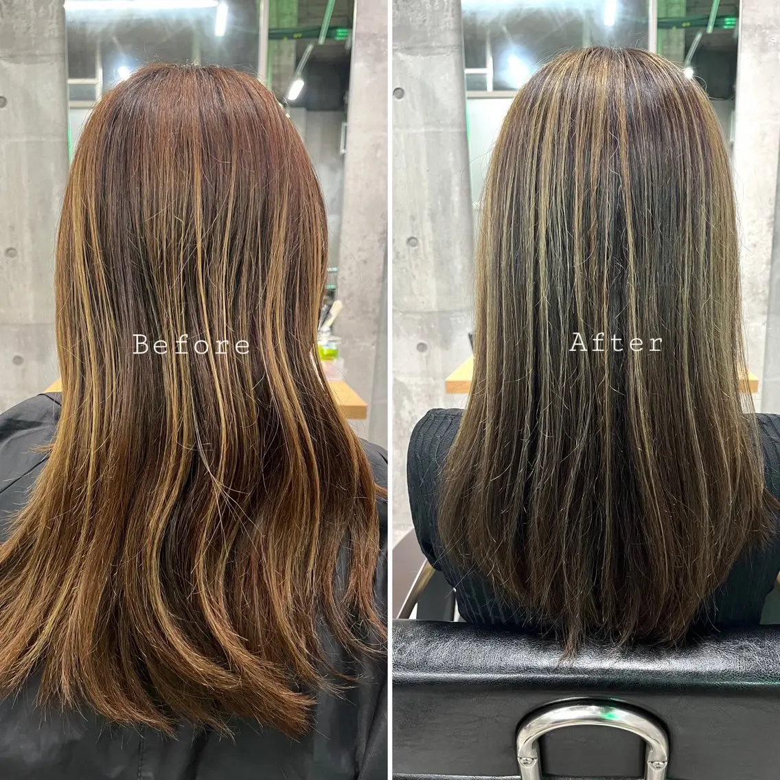 ロング ヘアカラー トリートメント 🤲ヘッドスパ🤲 たにぐちあつし🤲のヘアスタイル