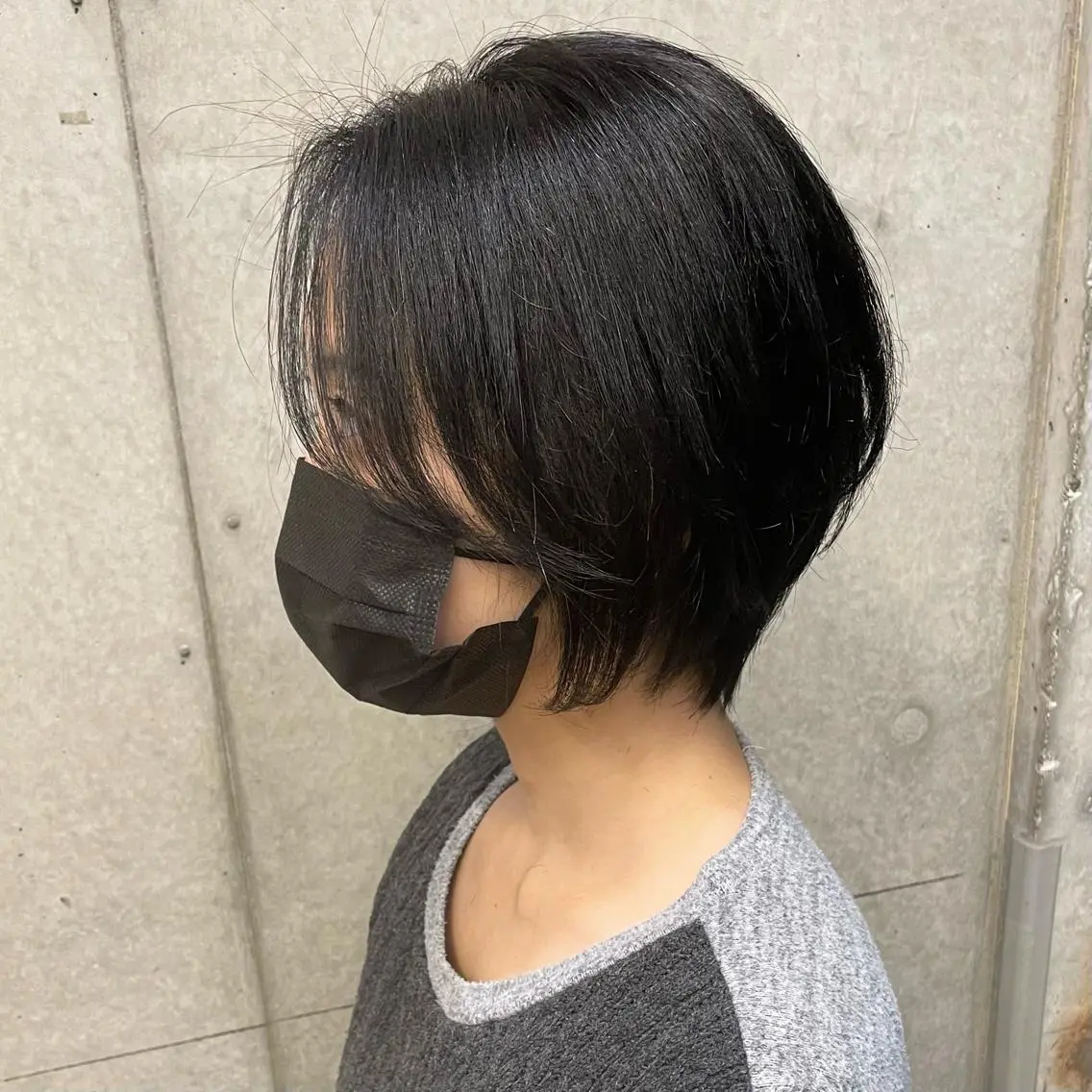 ミディアム 西大島美容師 渡部仁太のヘアスタイル
