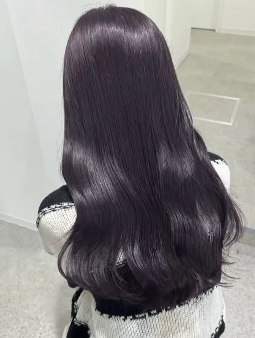 ロング カラー ヘアカラー mimi/暗髪, 透明感カラー˖ ࣪⊹のヘアスタイル