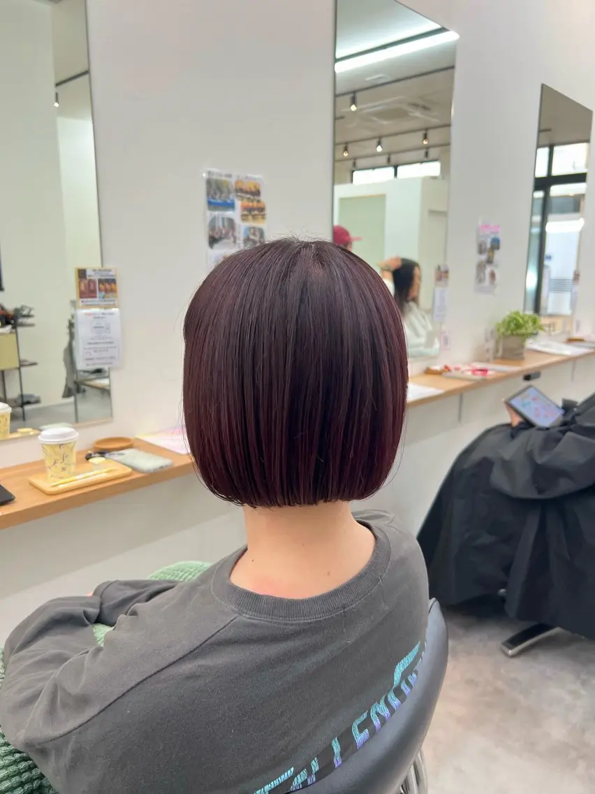 ショート ボブ カット ヘアカラー トリートメント ✨NOMAD印西✨ 黒川勇輝のヘアスタイル