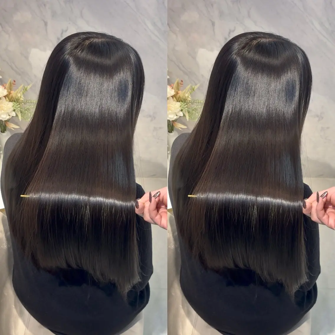 ロング カット ヘアカラー トリートメント 今話題の艶髪矯正 美艶カラー/FUKAのヘアスタイル