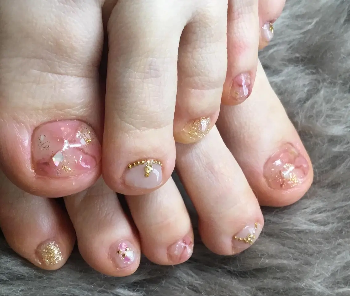 ネイル フットネイル プライベートサロン jewel nailのネイルデザイン