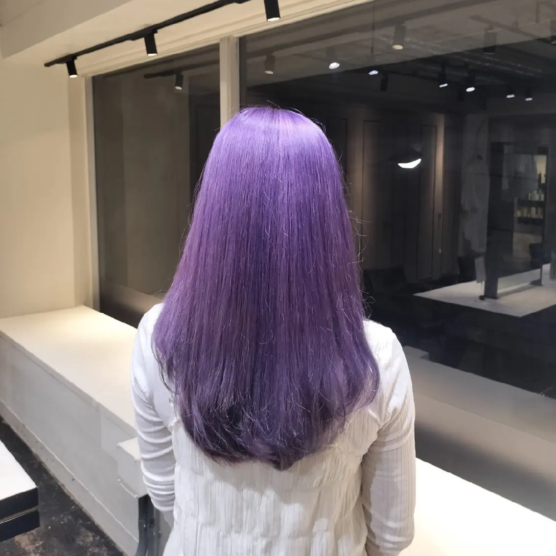 ロング カラー バイオレットカラー 🔅モデル様募集中 🔅にしやまゆいのヘアスタイル