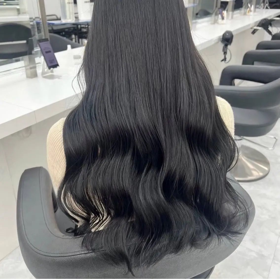 ロング カラー カット ヘアカラー トリートメント 🎀tomoka🎀 髪質改善/ハイトーンのヘアスタイル
