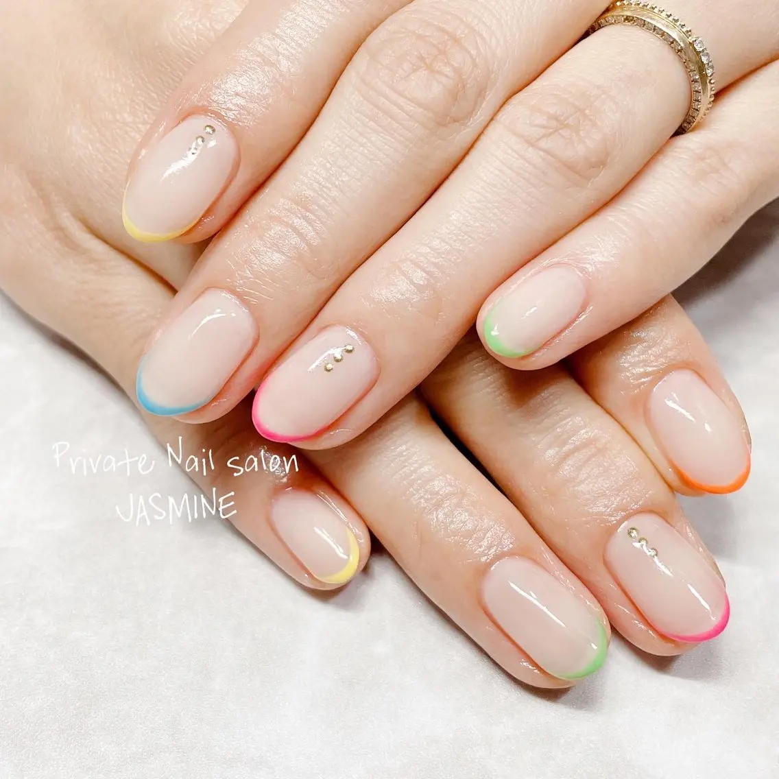 ネイル フレンチネイル Nail salon JASMINEのネイルデザイン