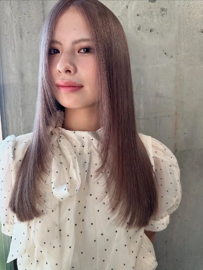 『ハイダメージ/ブリーチ毛』Premium髪質改善ストレート+髪質改善TRの写真