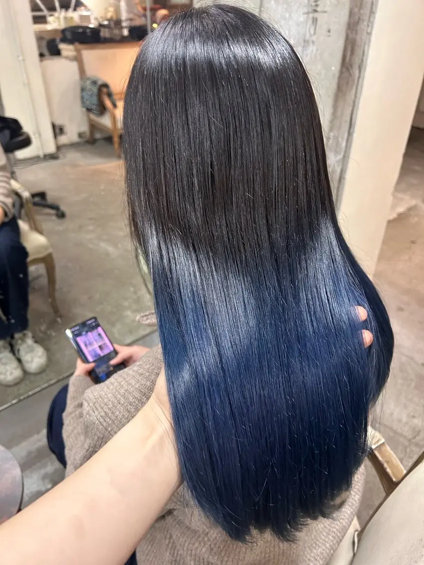ミディアム カラー グラデーションカラー お任せヘア☘️☘️ 及川渚のヘアスタイル