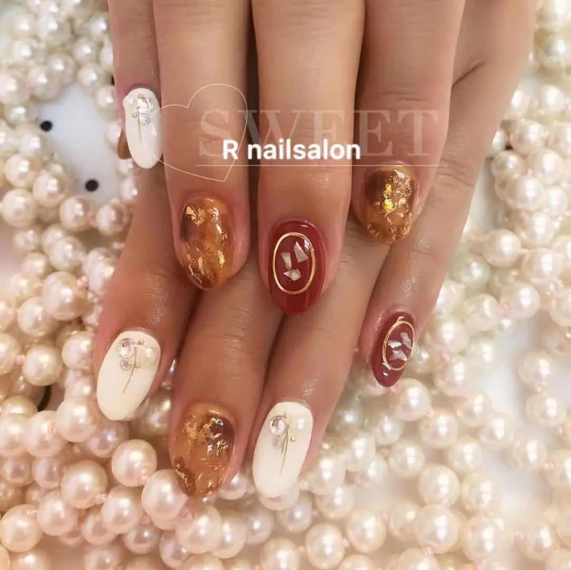 セミロング R NAILSALONのネイルデザイン