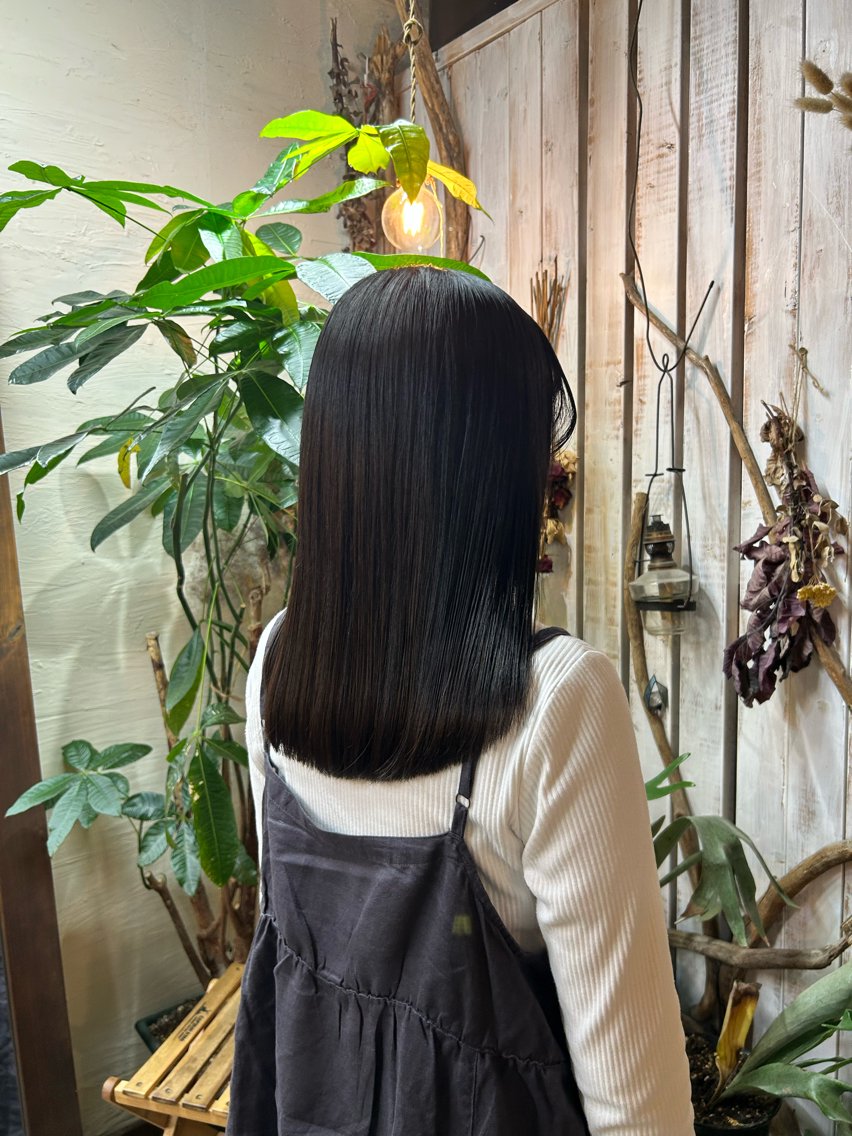 セミロング 縮毛矯正 縮毛矯正 minami 🐣のヘアスタイル