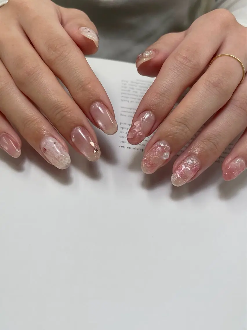 ネイル ハンドネイル nuás ニュアーズ miaのネイルデザイン