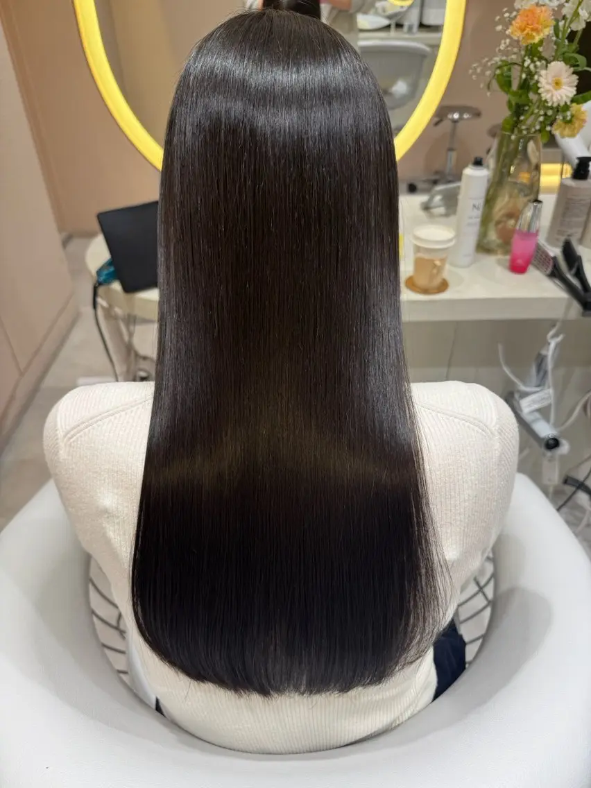 ロング 縮毛矯正 縮毛矯正 うる艶縮毛矯正/ otohaのヘアスタイル