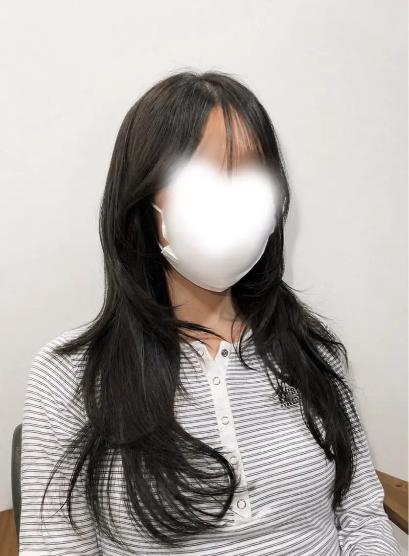 ロング カット ヘアカラー トリートメント レイヤー/デジパ SAKIのヘアスタイル