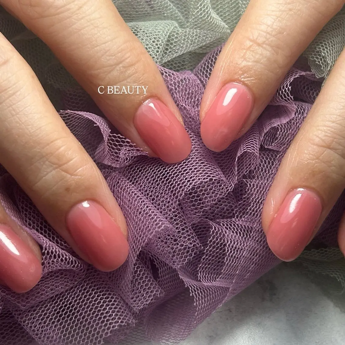 ネイル ワンカラーネイル C BEAUTY／ KAEDEのネイルデザイン