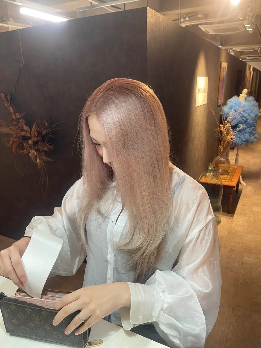 ロング カラー ヘアカラー ANDIAMO SAKAE🍁楓のヘアスタイル