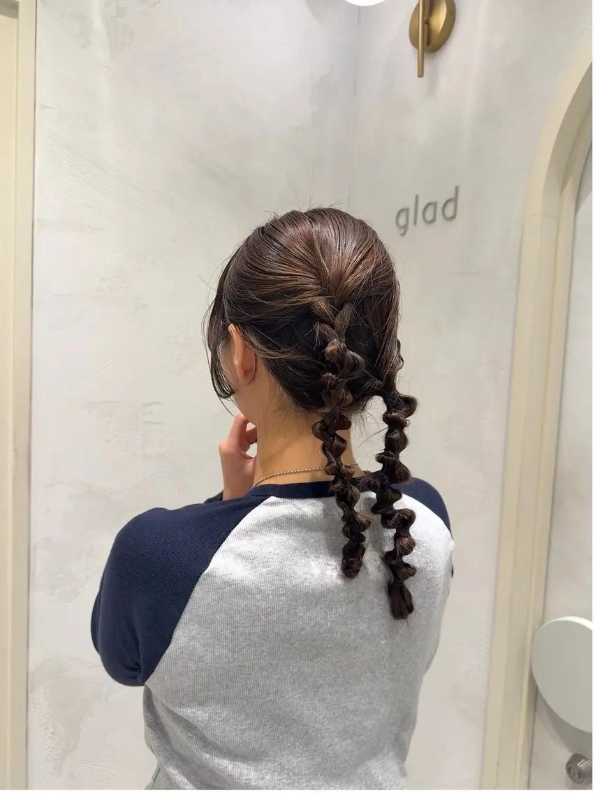 ロング 佐々木 彩羽のヘアスタイル