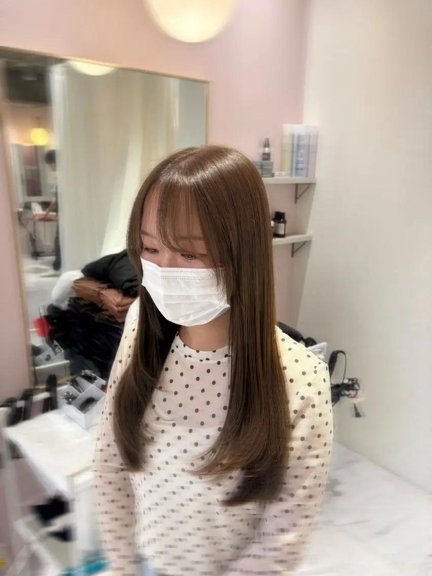 カラー ヘアカラー ブリーチカラー/茨木 𝙨𝙖𝙠𝙞🎀のヘアスタイル