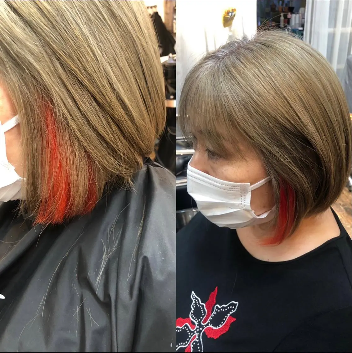 カラー エクステ 美魔女 美容師NAOのヘアスタイル