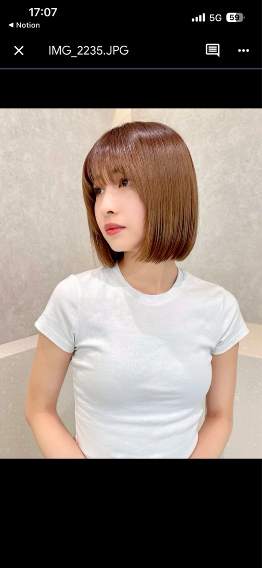 ショート 🫧透明感 × 艶髪カラー🫧このかのヘアスタイル