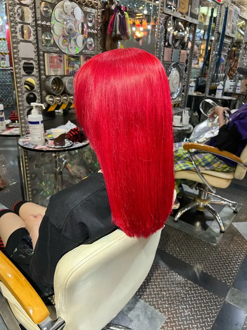 セミロング カラー メンズ カット ヘアカラー KOYA コヤのヘアスタイル
