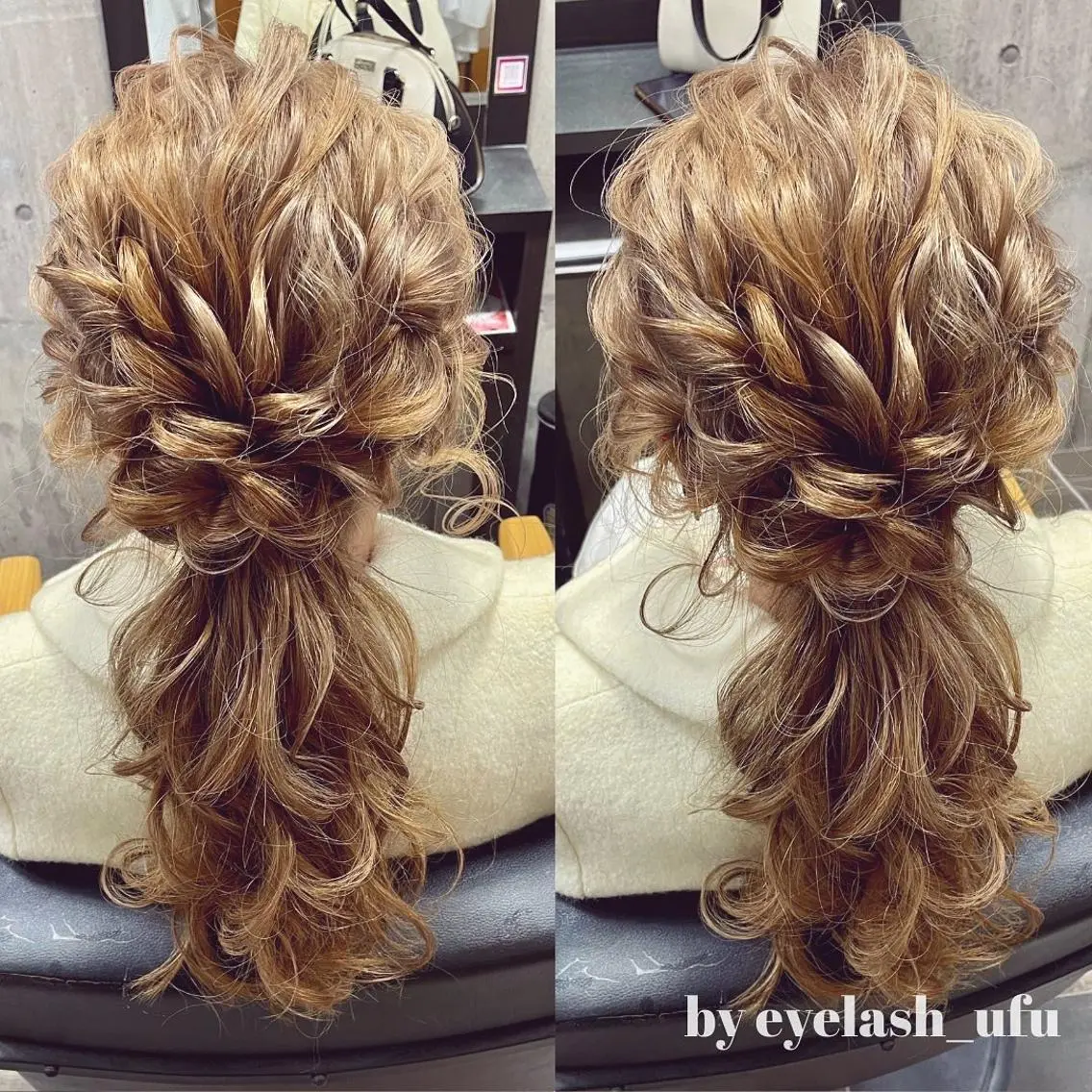 ヘアアレンジ ヘアセット eyelash ufuのマツエク・マツパデザイン