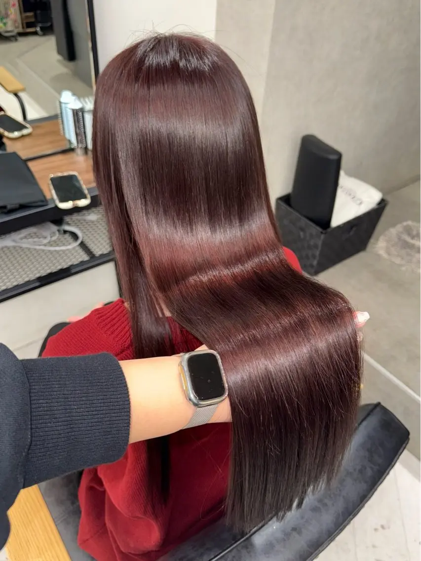 ブリーチなしダブルカラー🩷の写真