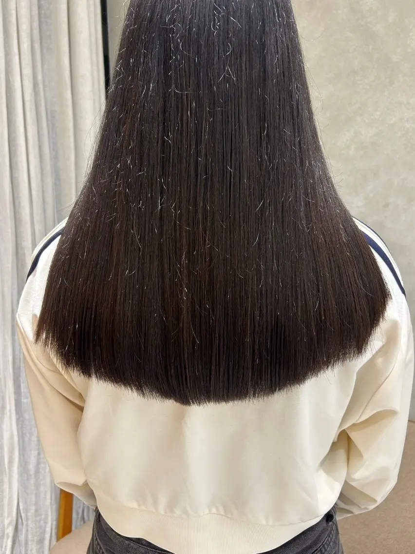 ロング カット ヘアカラー mayu ☺︎ / ワンカラー上永谷のヘアスタイル