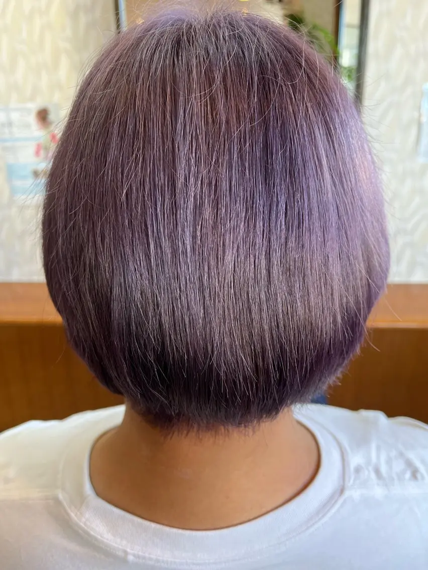 ショート カラー 髪質改善/ストレート /艶髪/熊谷はつなのヘアスタイル