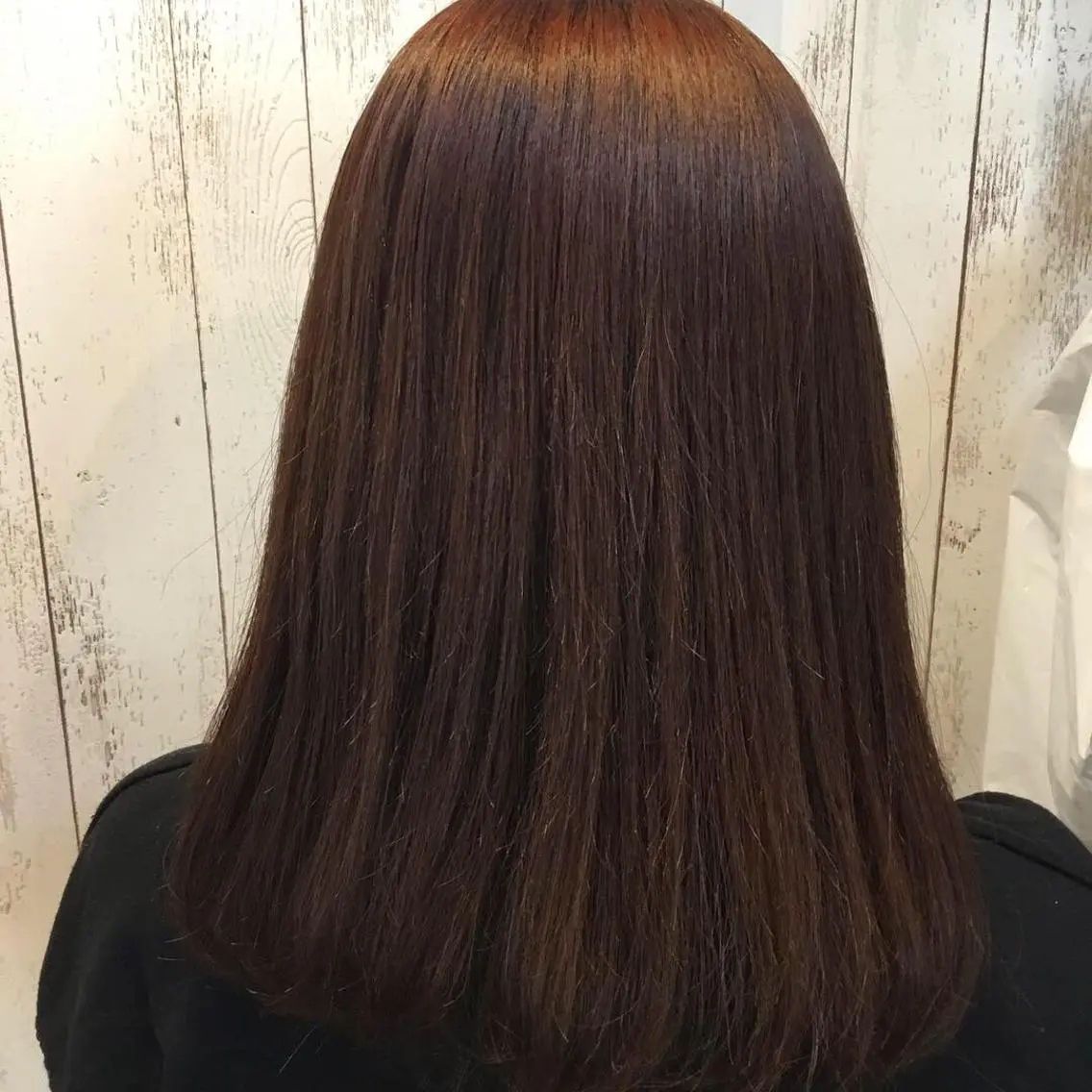 セミロング カラー 金崎 新吾のヘアスタイル