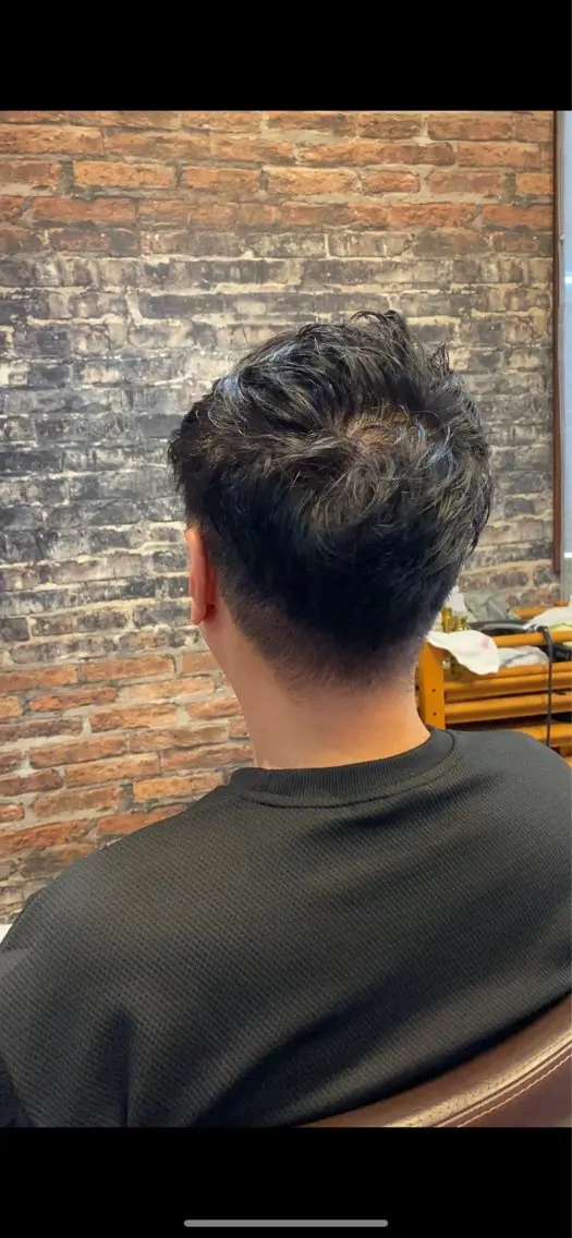 ショート メンズ フェードカット メンズショート ショートヘア カット クーペアセック 神田のヘアスタイル