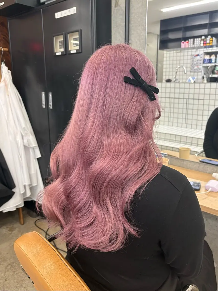 ロング カラー ヘアアレンジ ヘアカラー 🎀暖色カラー🎀 ♡yurika♡のヘアスタイル