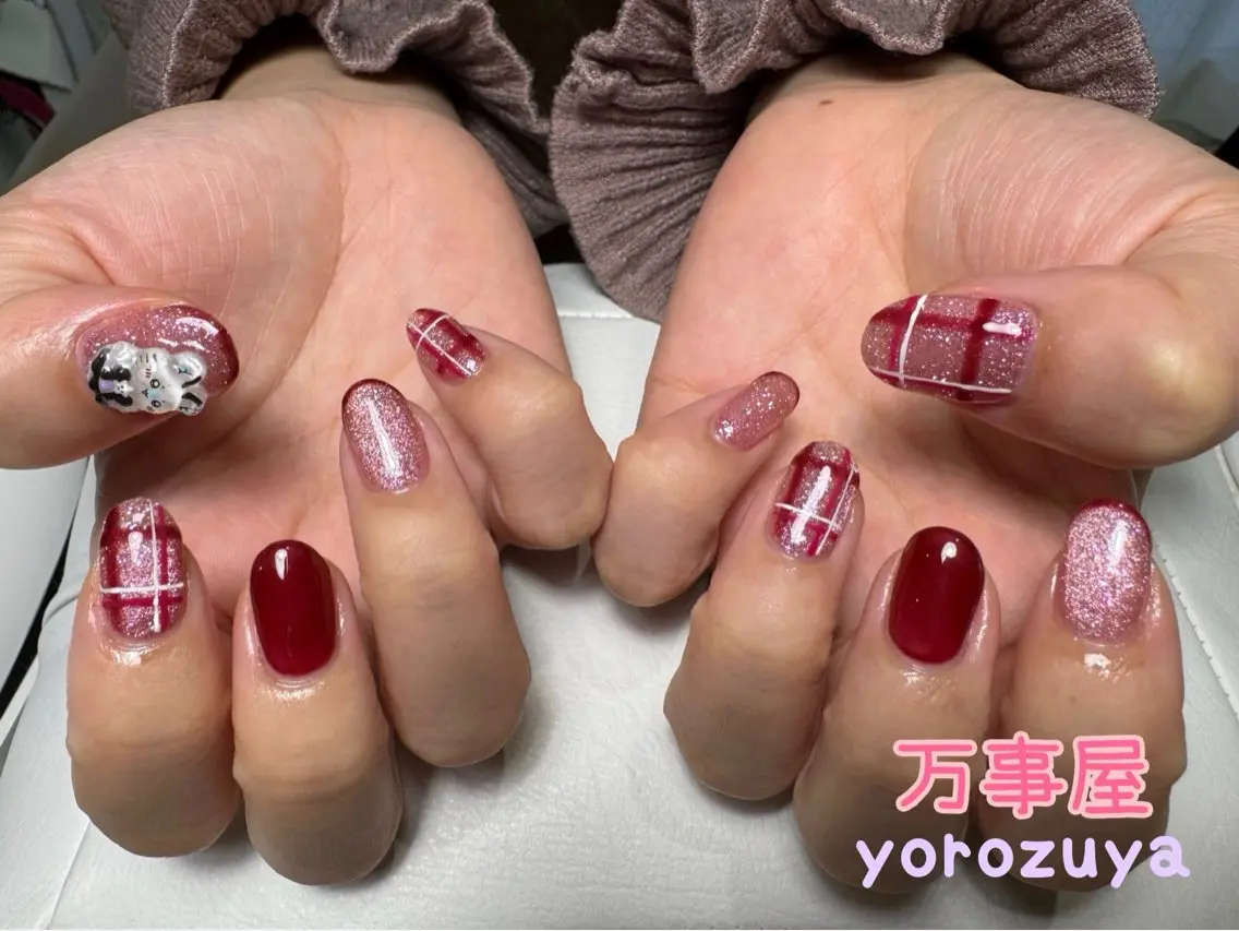 ネイル アートネイル 持ち込み ハンドネイル ☆ YOROZUYA..のネイルデザイン