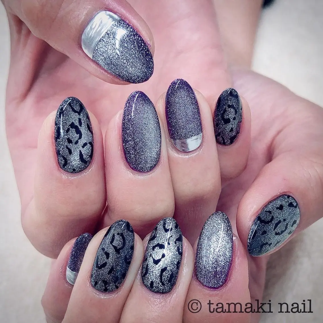 ネイル マグネットネイル ハンドネイル MAYME TAMAKIのネイルデザイン