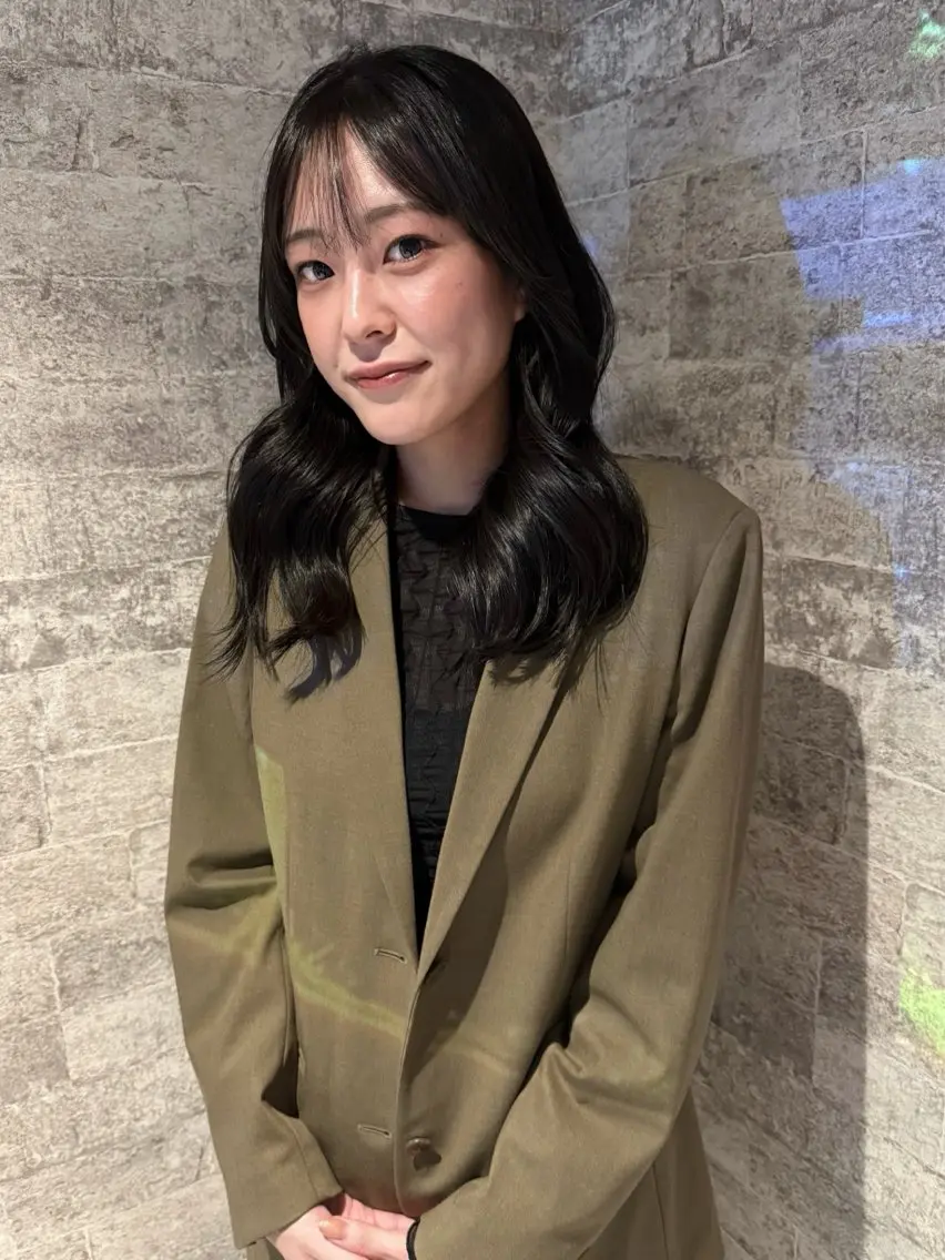 セミロング カラー カット ヘアカラー トリートメント mai / linoah˚✧のヘアスタイル
