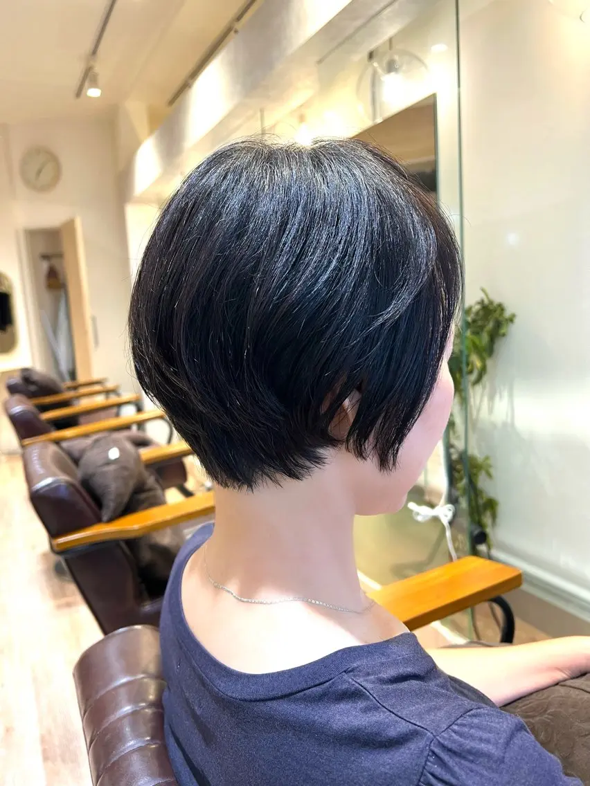 ショート ショートヘア 濱地 美乃理のヘアスタイル