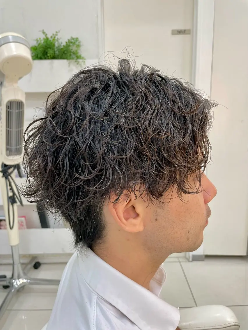 パーマ メンズ keany錦糸町 ハセベユウのヘアスタイル