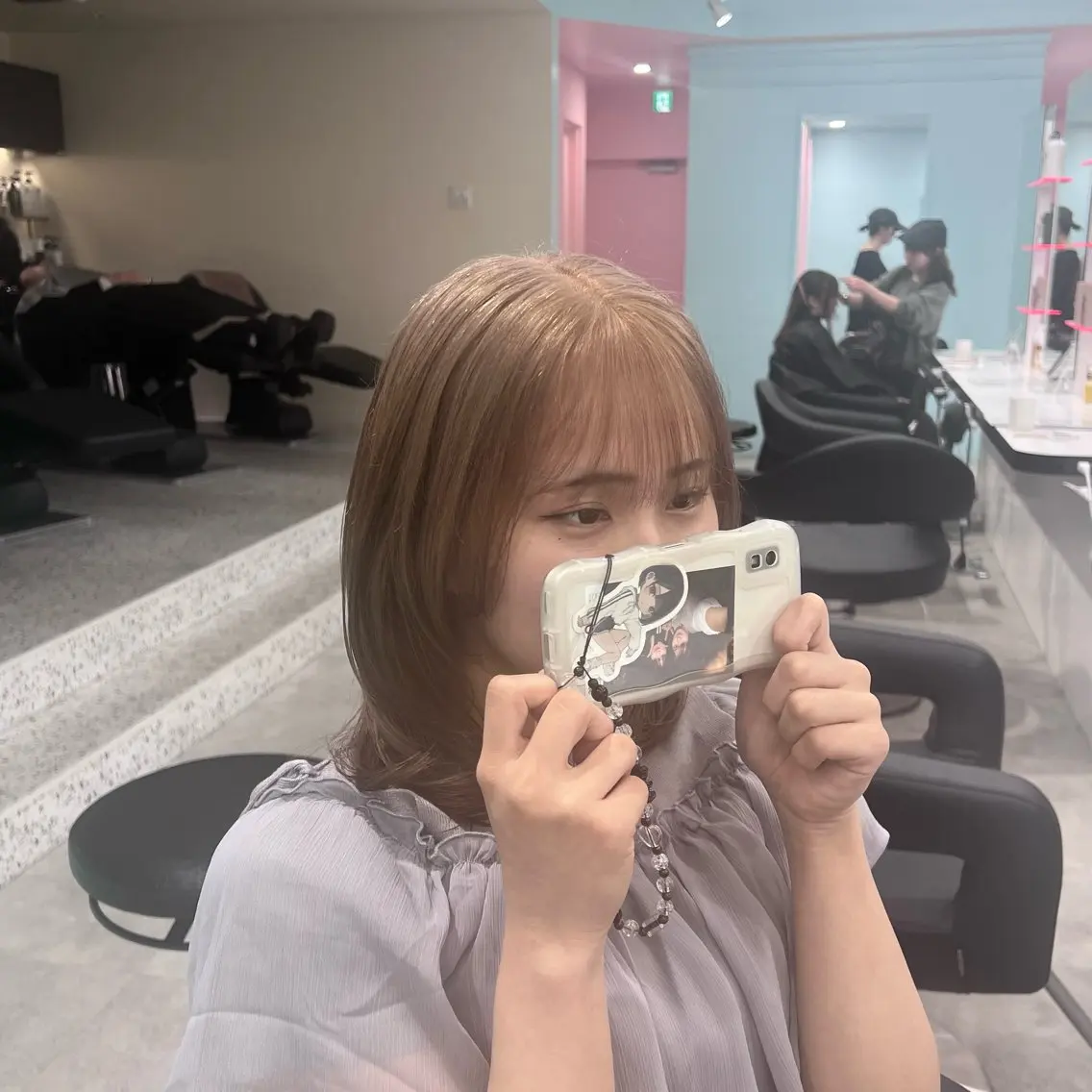 カラー ミルクティー・透明感 🏹REN🏹のヘアスタイル