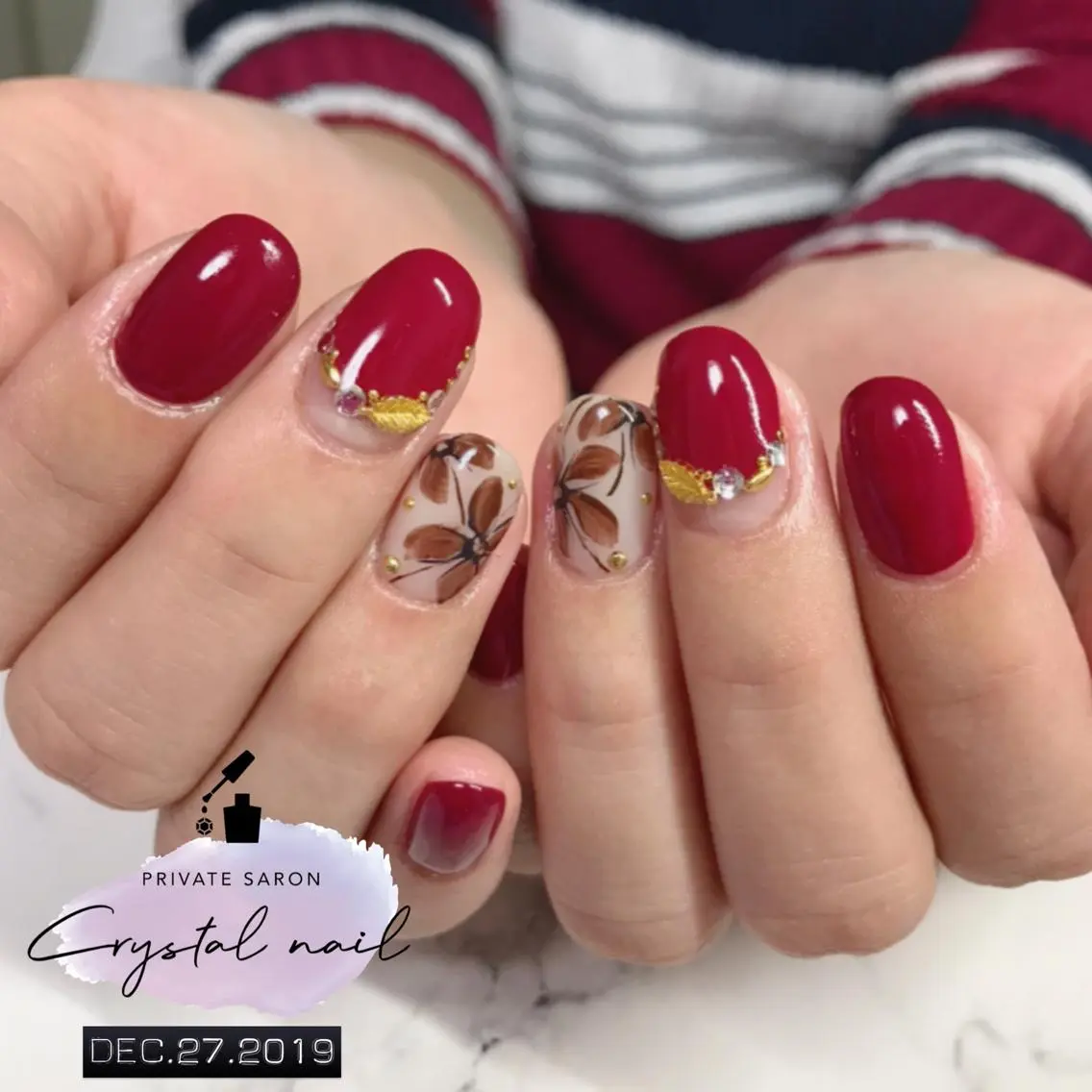 ネイル フラワーネイル ハンドネイル SCENERY NAILのネイルデザイン