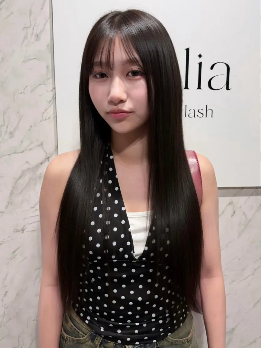 ロング ヘアカラー HONO/韓国 ワンホン大阪エクステのヘアスタイル