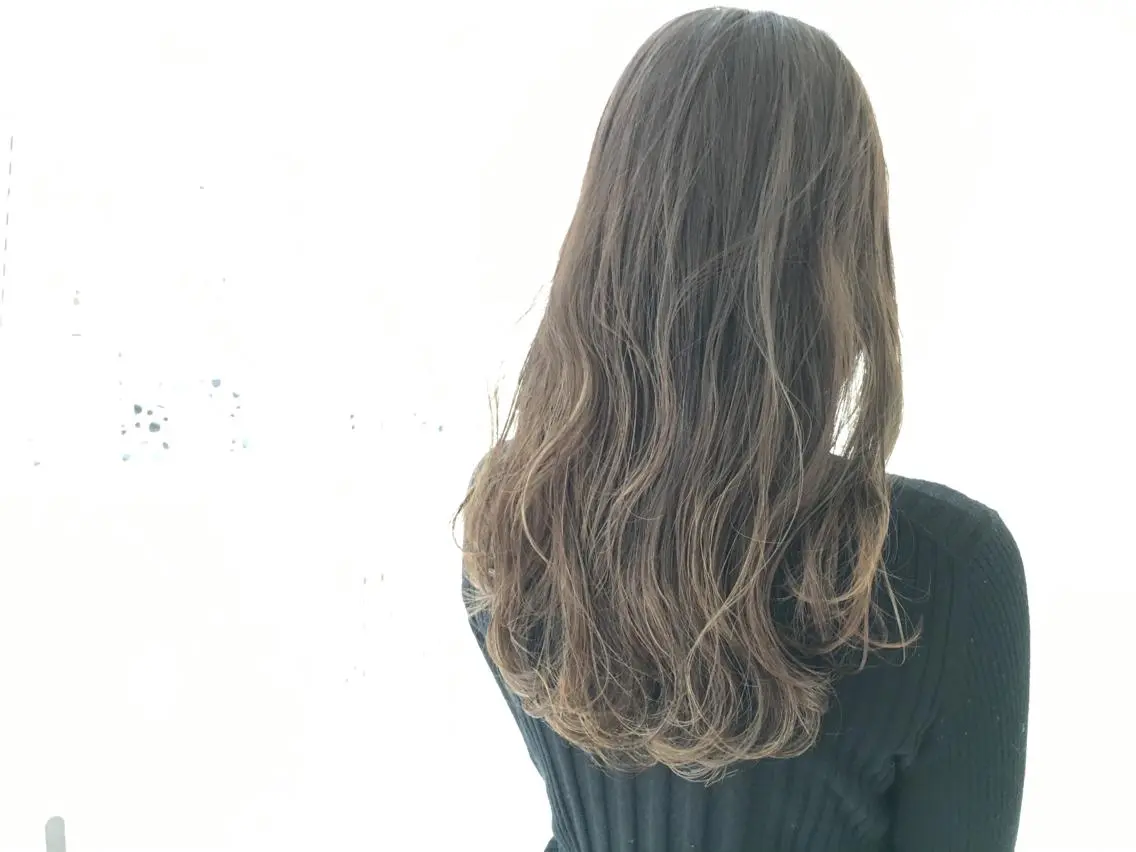 ミディアム カラー カット パーマ トリートメント 鈴木 一貴のヘアスタイル