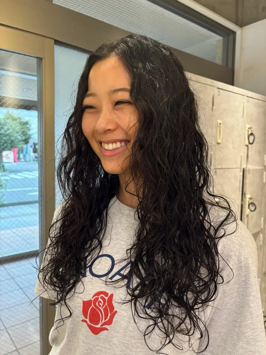 パーマ パーマ ナチュラルカラー& /パーマAKIRAのヘアスタイル