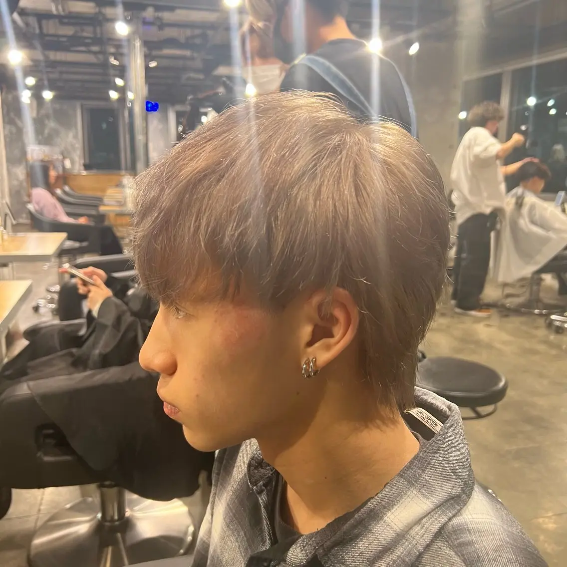 ショート カラー パーマ ヘアアレンジ メンズ キッズ アップバング センターパート メンズハイライト マッシュ メンズパーマ 🔷横浜1のパーマ 職人🔷将太郎のヘアスタイル