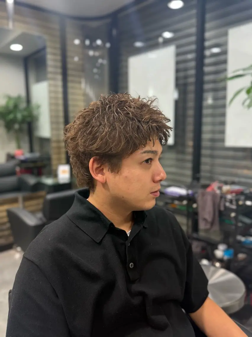 パーマ 本田 有里のヘアスタイル