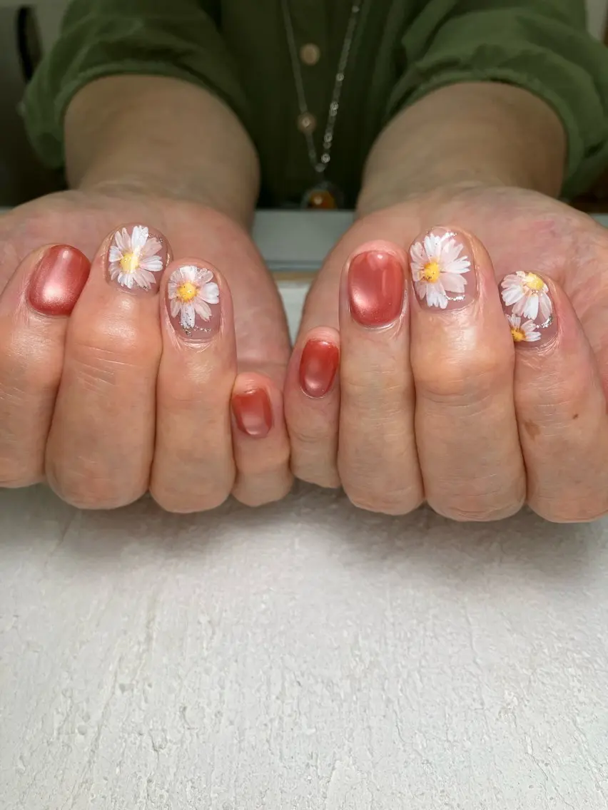 ネイル 桜ネイル 自宅サロンBloom 橋本のネイルデザイン