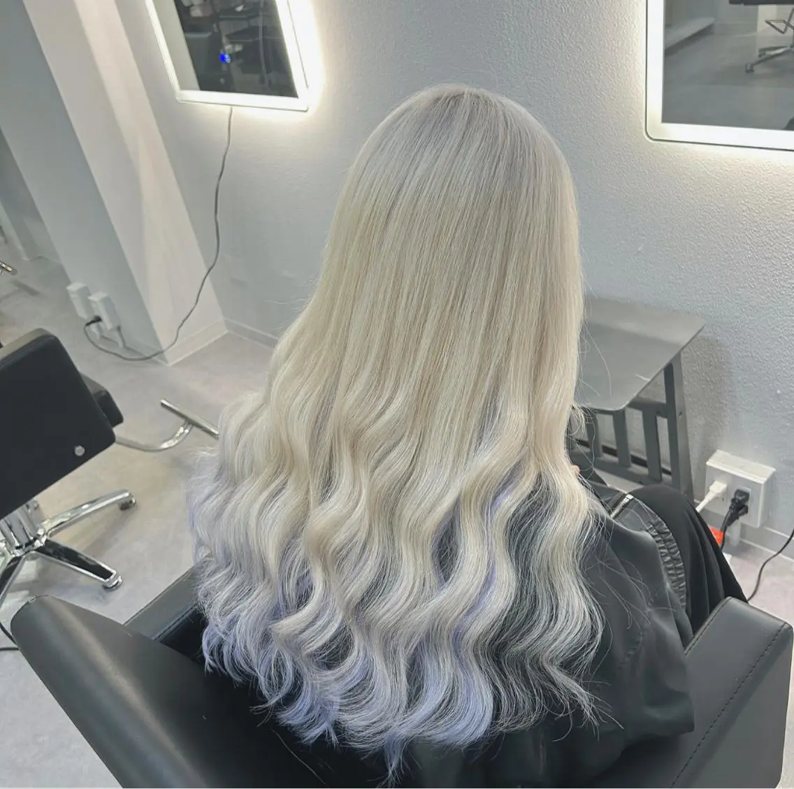 ロング ロング カット エクステ ブリーチ&エクステ 🥀ケアカラー特化のヘアスタイル