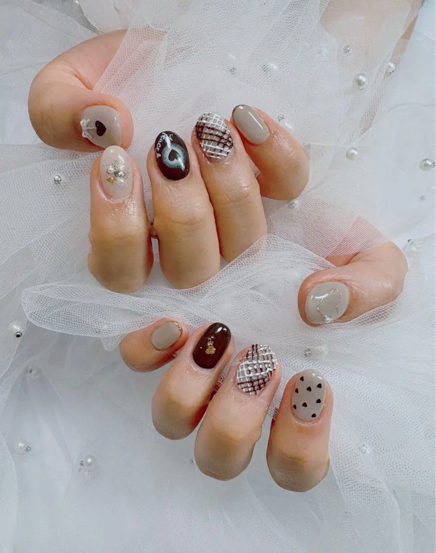 ネイル バレンタイン Li beau nailのネイルデザイン