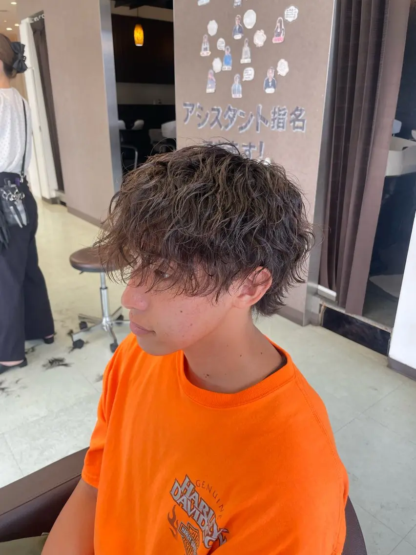 パーマ メンズ メンズパーマ ✨似合わせ特化美容師 WILL上村 拳吾のヘアスタイル
