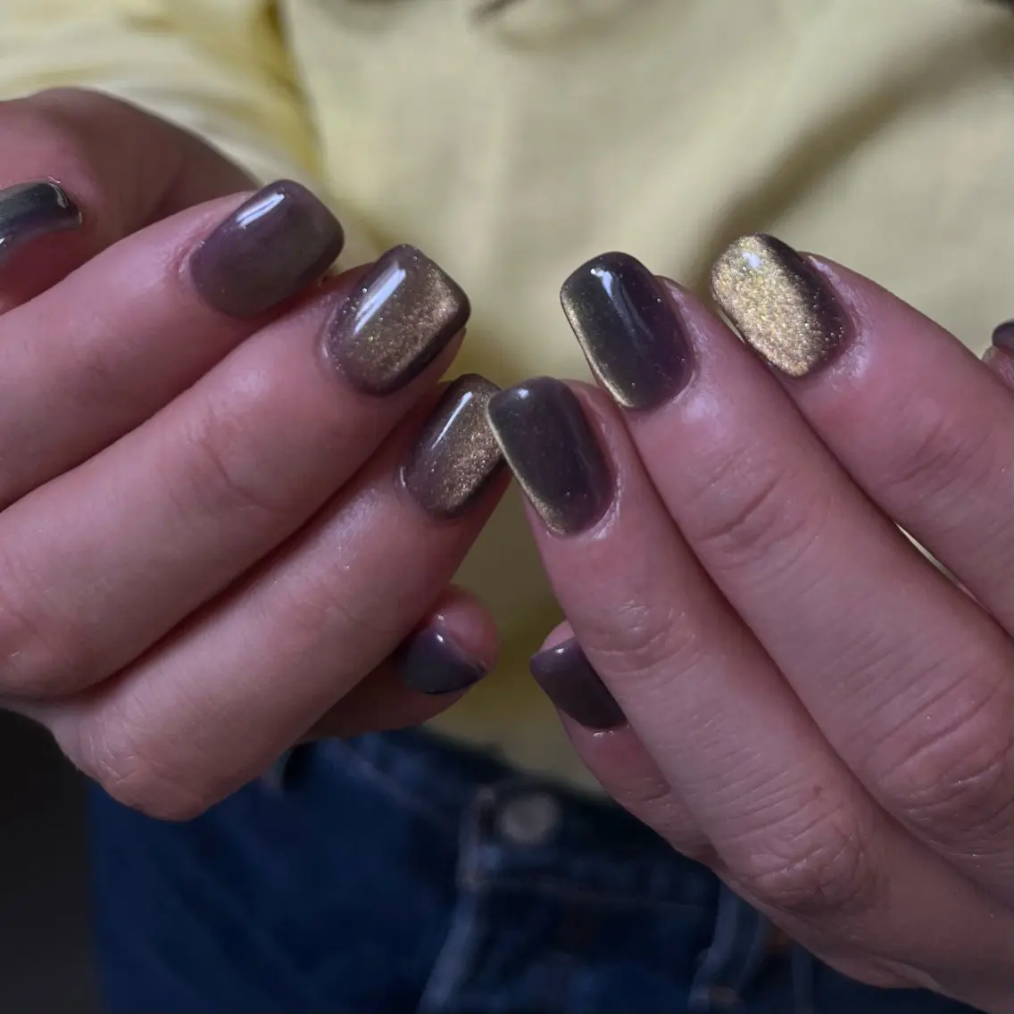 ネイル グリーン ハンドネイル vegh. nail/阿波座のネイルデザイン