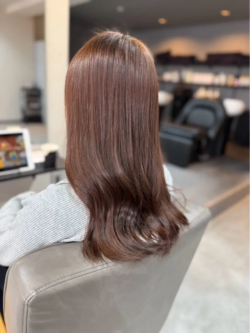 カラー ブラウンカラー ピンクカラー 【Mimu】 くまがいのヘアスタイル